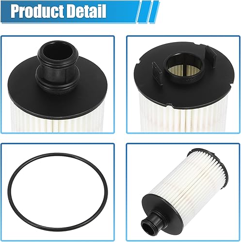 Miniatura 4 de X AUTOHAUX Filtro de aceite de motor de repuesto AJ812351 C2D3670 XR858593 LR011279 Filtro de combustible de aceite para Land Rover LR4 Base HSE