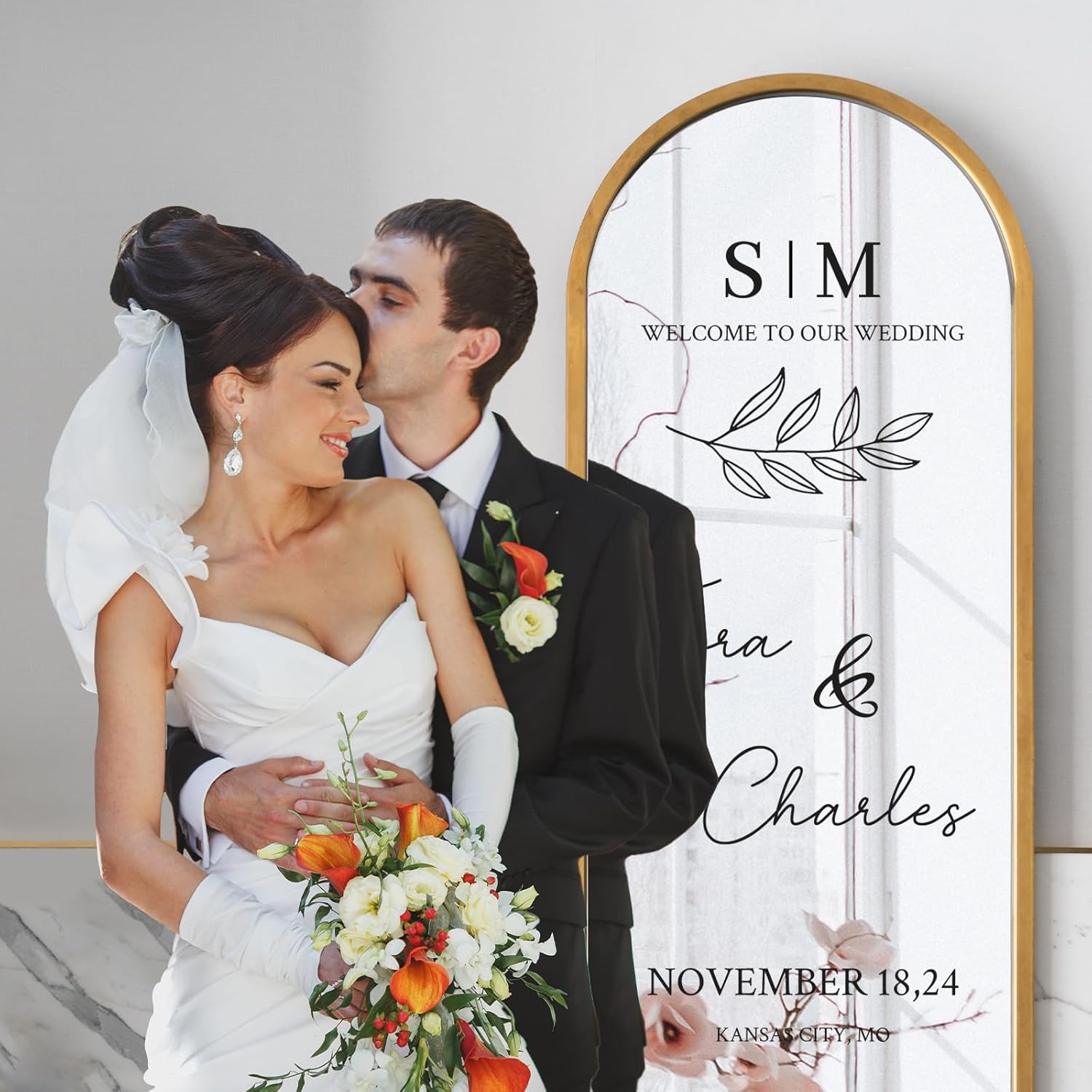 Personalized to Our Wedding Sign Custom Vinyl