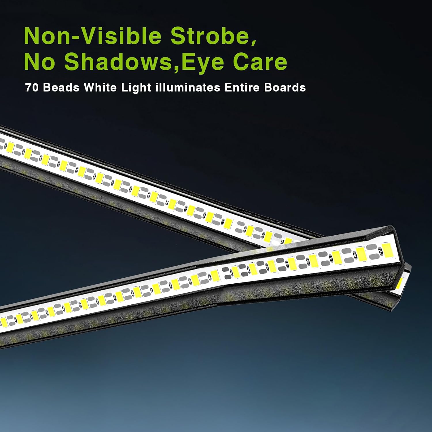 STASUN Foldable LED Dartboard Light, Adjustable Dart Board Lighting System with Dimmable Brightness & Angle Control, Glare-Free Light for Home Bars, Game Rooms & Full Board Visibility