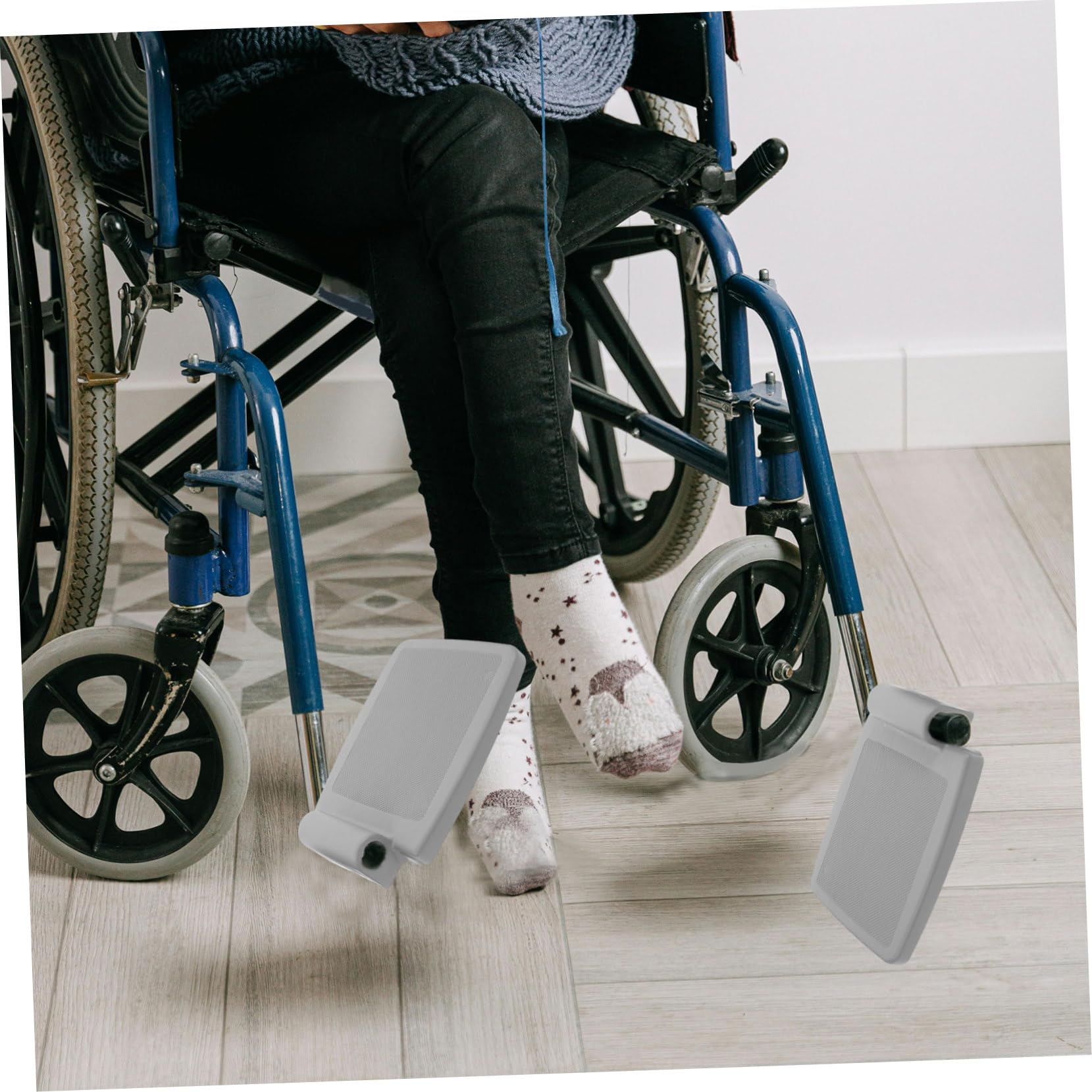FRCOLOR 10 Uds Pedal De Reposapiés Para Silla De Ruedas Reposapiés Universal Para Silla De Ruedas Elevador Para a De as De Repuesto Para a De as