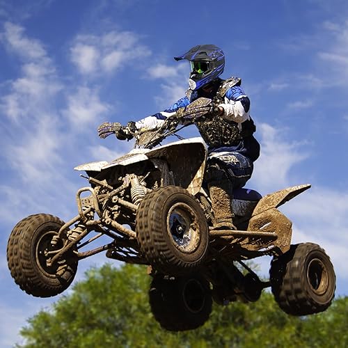 Miniatura 2 de Casco ATV juvenil, casco de motocross para niños, casco unisex con guantes, gafas, protector facial, juego de 4 piezas, buen regalo para familiares