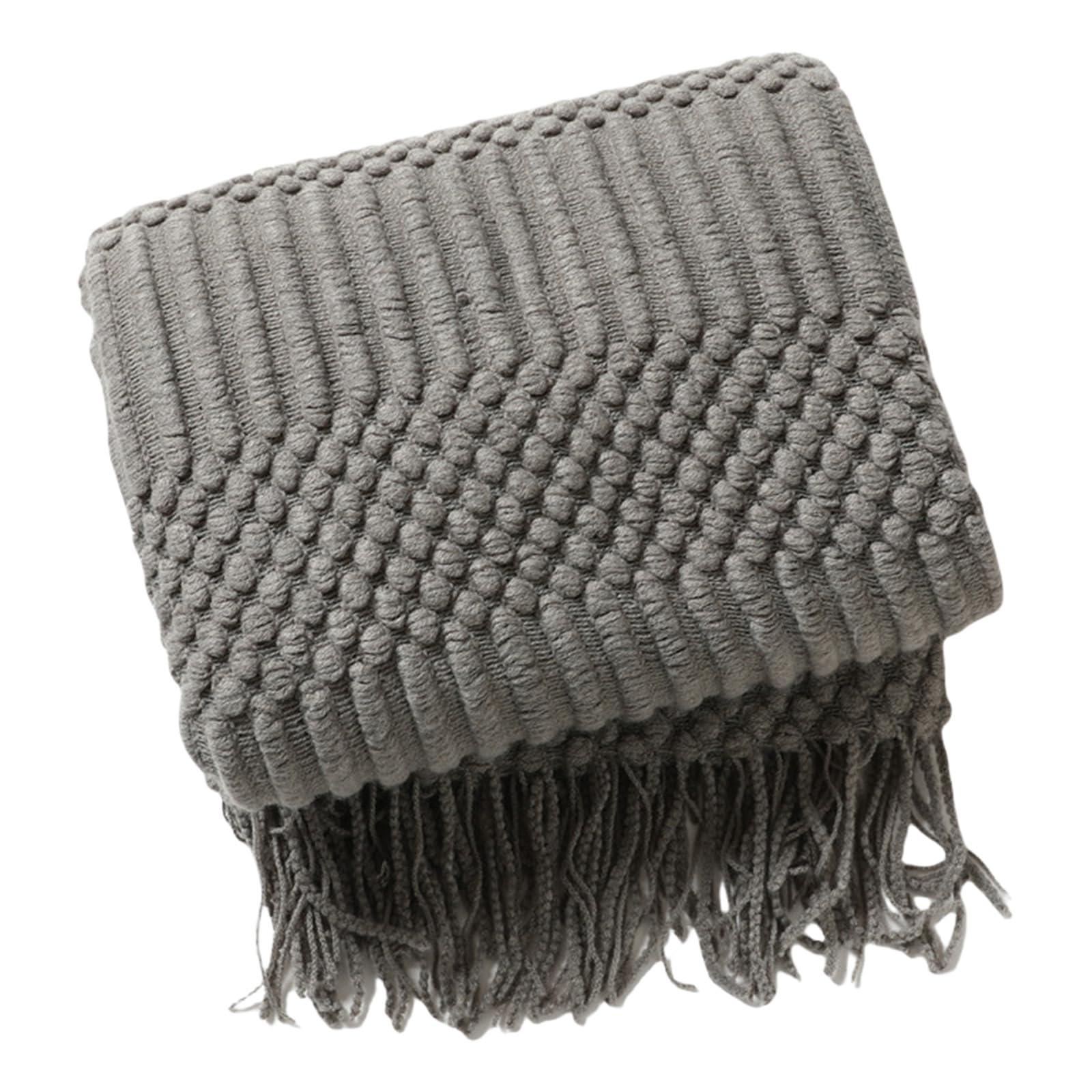 Xjdzineq Lances Throw Blanket with Tassels Bohos Wovens Textured Chunkys Farmhouses Outdoor Vintages Blankets Sofa Lances