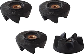 AJS spares- 4pc Rubber Jar Coupler for All SUJATA Mixer Grinder Jars | Juicer Mixer Grinder Replacement Parts & Accessories (4U Jar Couplers) (Black)