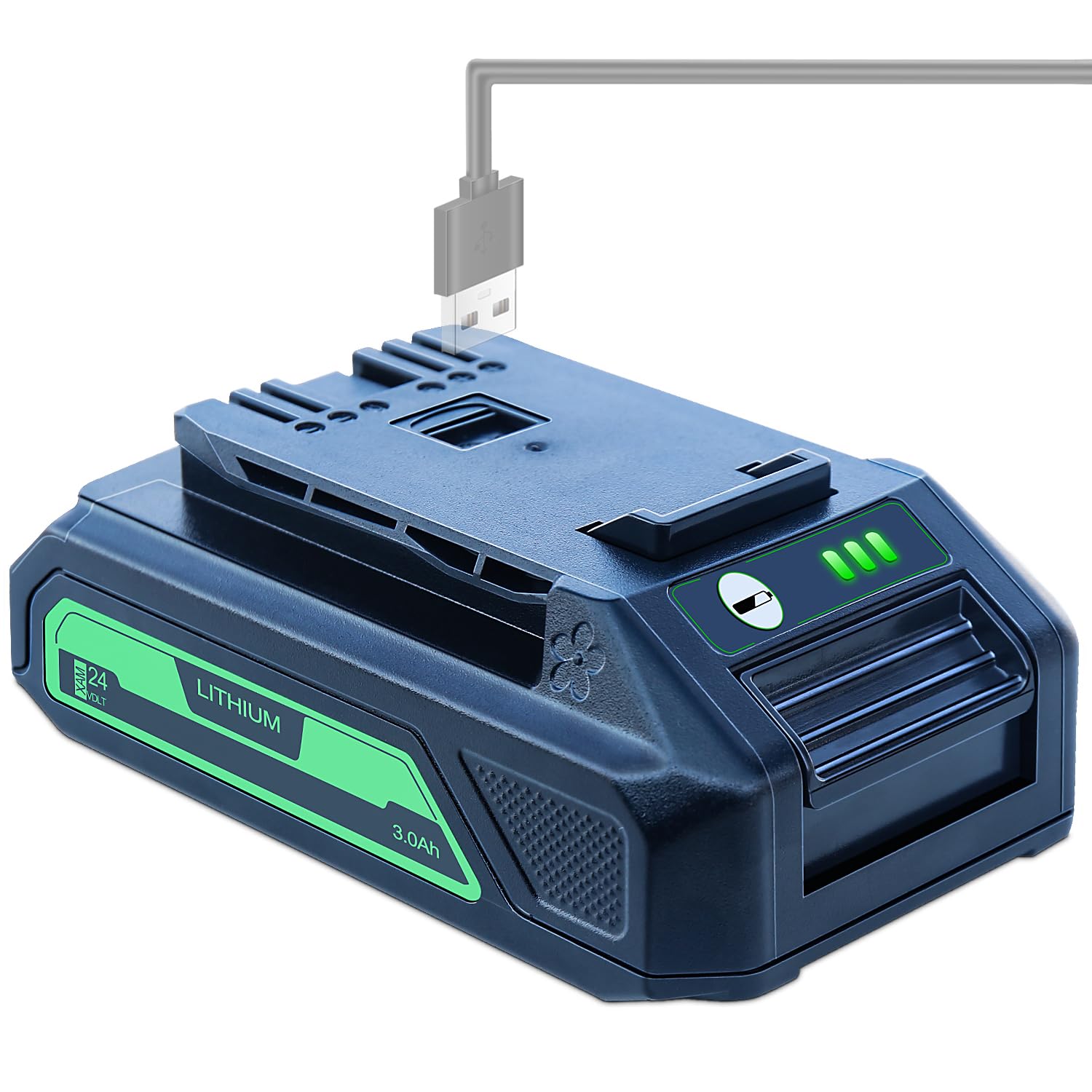 Dcy3ページ DTK 3.0Ah Replacement for Greenworks 24V Battery 29842 29852