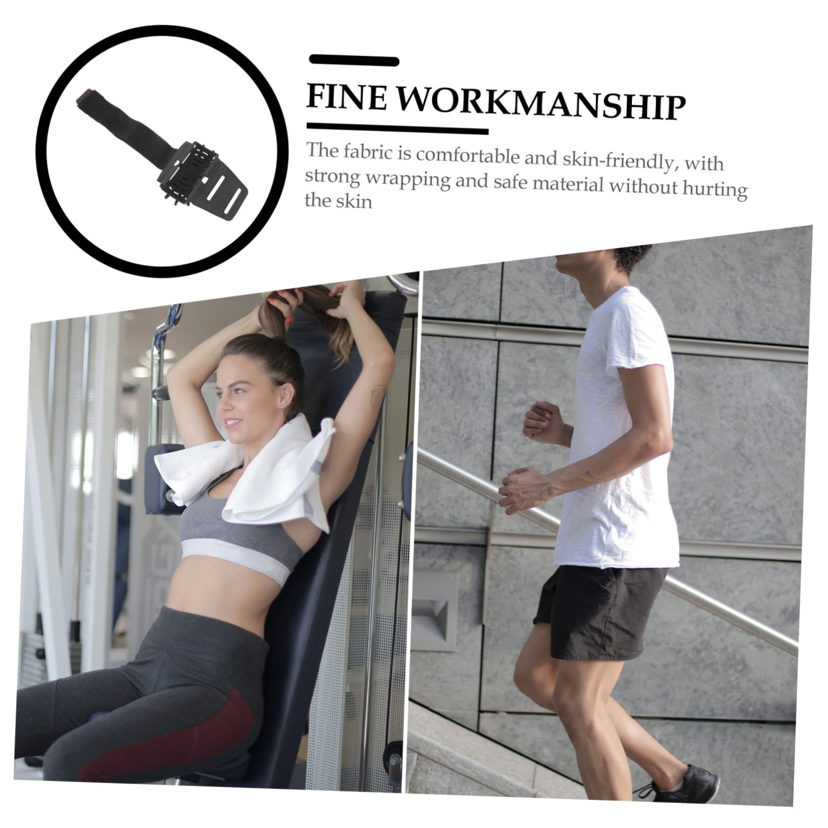 BESTonZON 5stücke Rotierendes Handy-Armband Für Sport Vielseitige Handyhalterung Für Arm Und Handgelenk Zum Joggen Radfahren Und Fitness Mit Atmungsaktiver Silikonband-Technologie