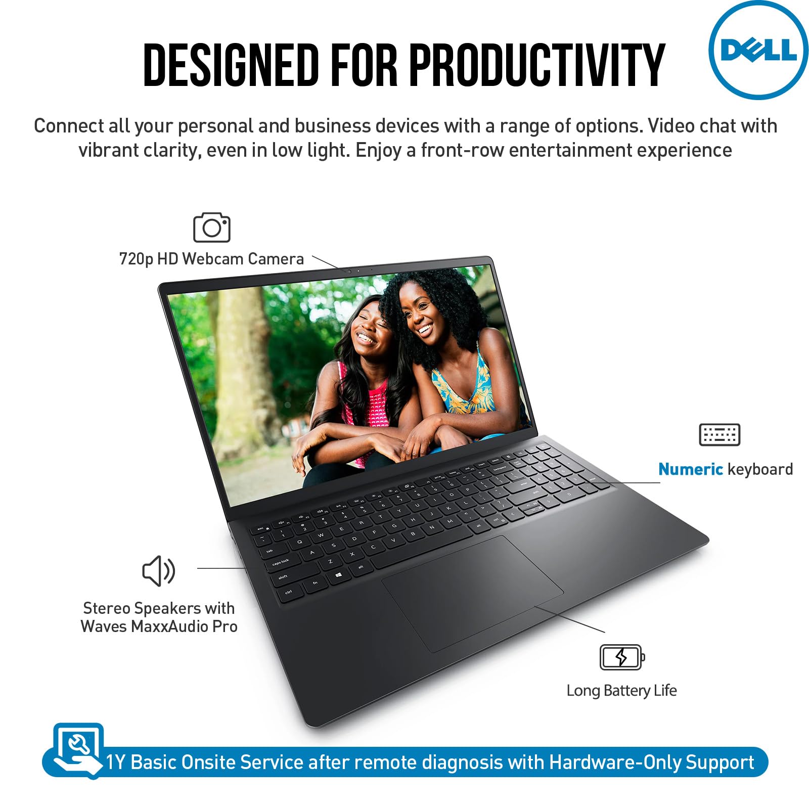 Amazon.co.jp: Dell Inspiron 15 3000 ノートパソコン, FHD 15.6