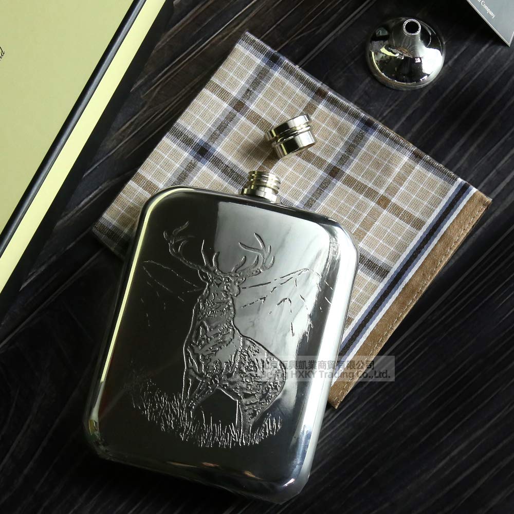 Amazon | English Pewter 携帯用 スキットル ウイスキー -TSF608-6.0oz