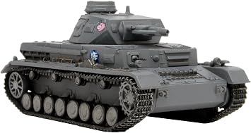 Platz GPC72-1 Girls & Panzer Tenhira Tank Road Collection, 1/72 IV Tank, D-Type, Anko Team, National Competition Painted, Finished
