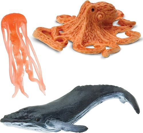 Miniatura 6 de Safari Ltd Sea Life Pack - Mini figuras de la vida marina - Set de juguetes educativos para niños, niñas y niños a partir de 5 años