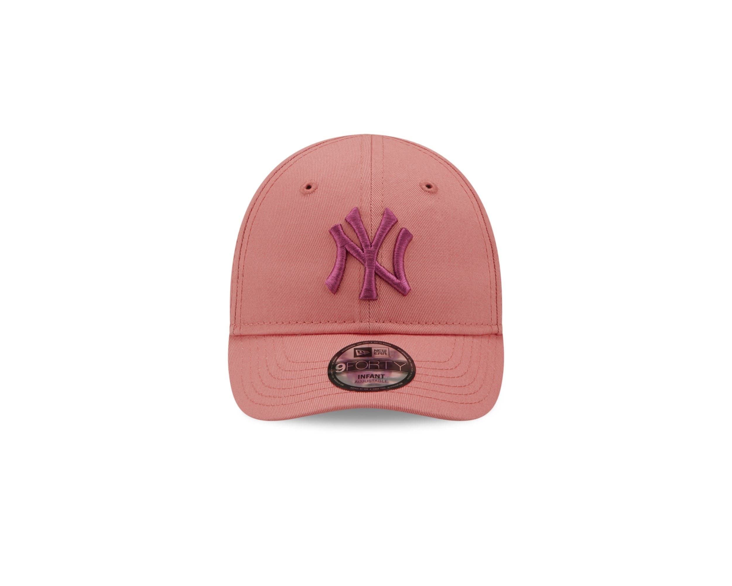 New Era York Yankees MLB League Essential Pink 9Forty Infant cap