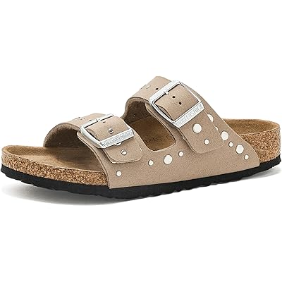 Birkenstock Kids Arizona - Rivets (toddler/Little Kid/Big Kid) gray taupe