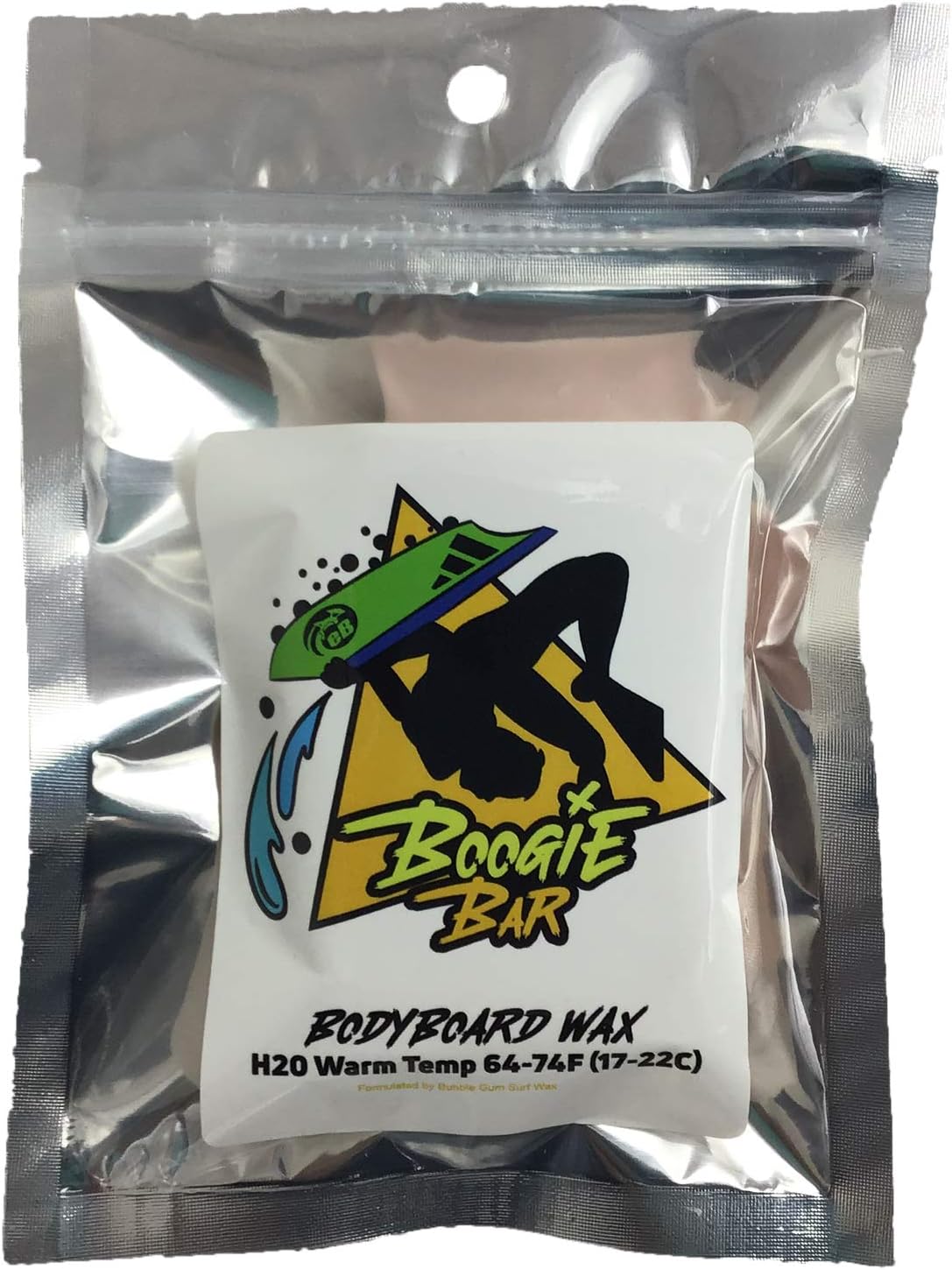 EB Boogie Bar Bodyboard Wax -with Pouch - Warm