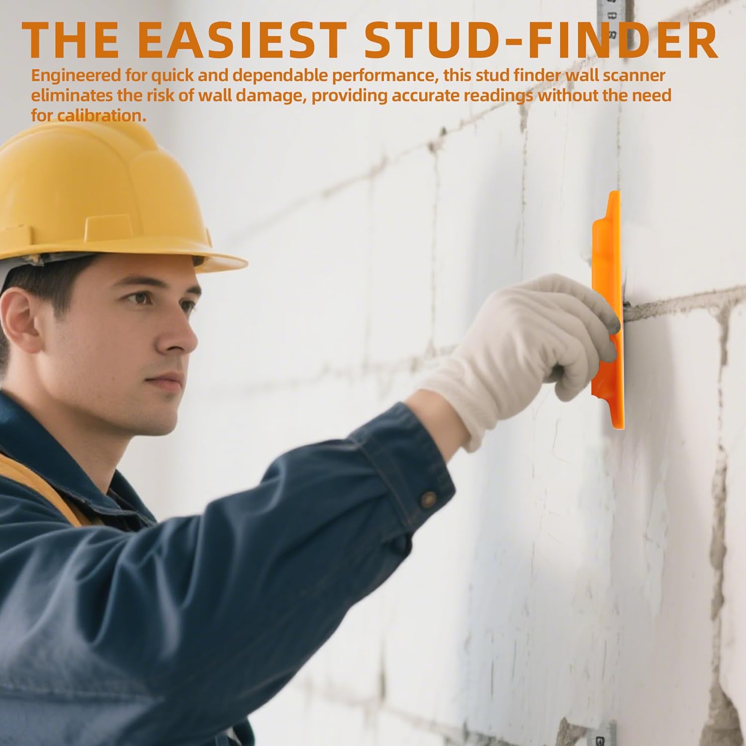 (2-Pack) Calvana Magnetic Stud Finder Wall Scanner, Stud Finder Magnet, Wall Detector Scanner, Compatible with All Drywall Construction, No Batteries Required, Wall-Friendly Construction，Easy to Use