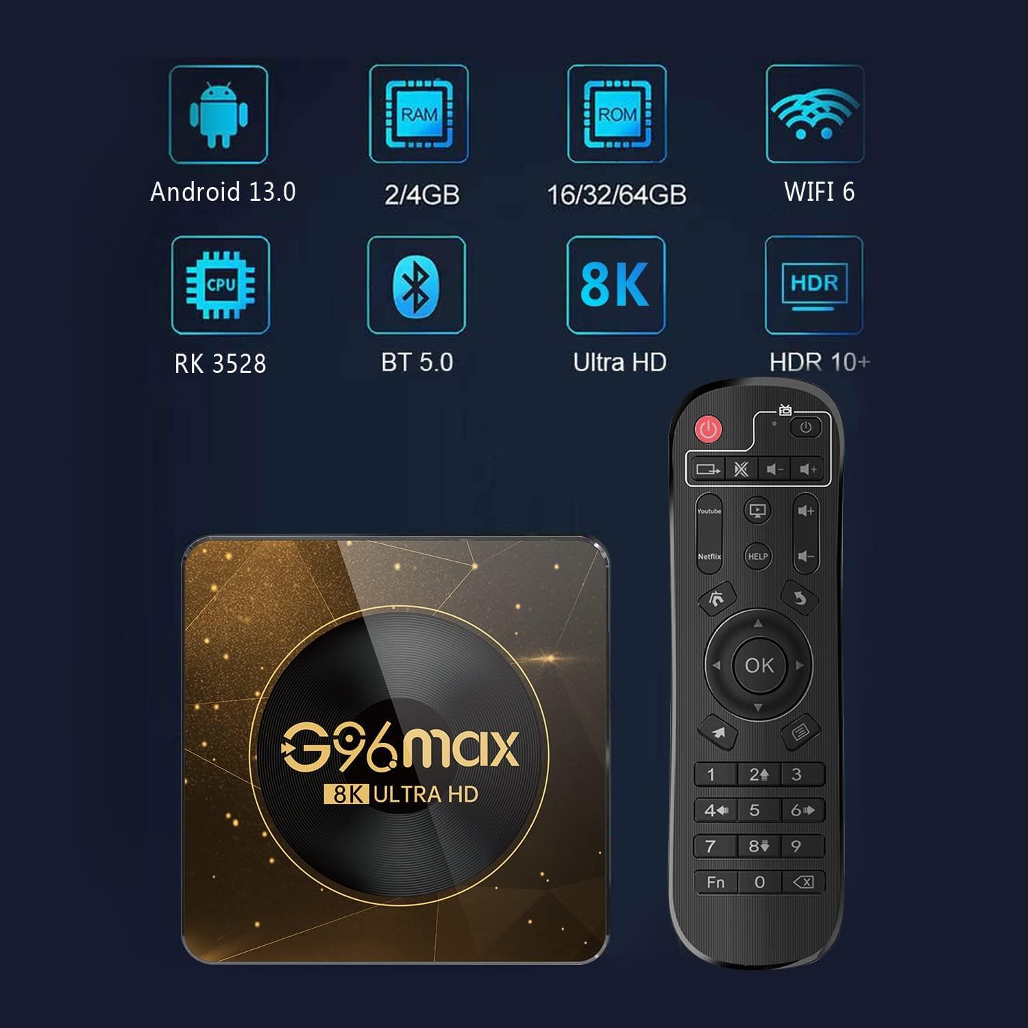 その他 TV BOX Amazon | Android TV ボックス 13.0、スマート TV ボックス RK3528