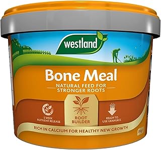 Natural Plant Feed Bonemeal Fertiliser - 8kg Bone Meal Plant Food & Root Builder Garden Fertiliser with Topline Card for O...