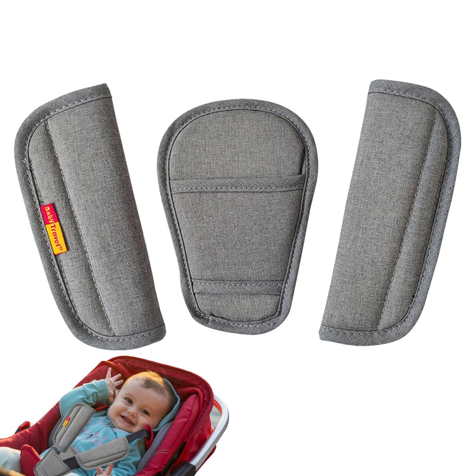 3 imbottiture per cinture di sicurezza per bambini, imbottiture per cinture di sicurezza, ottima pulizia senza sforzo, per la sicurezza dei bambini, per e bambini