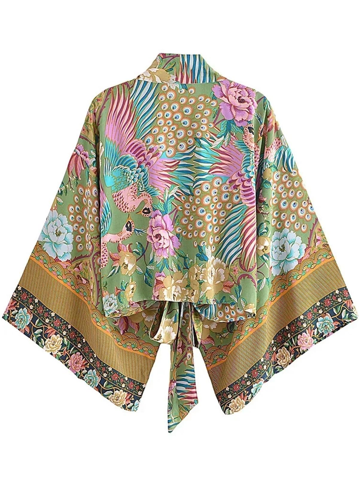 Damski strój kąpielowy okrycie krótkie rękawy Rayon Bikini Stroje plażowe S/M/L/XL