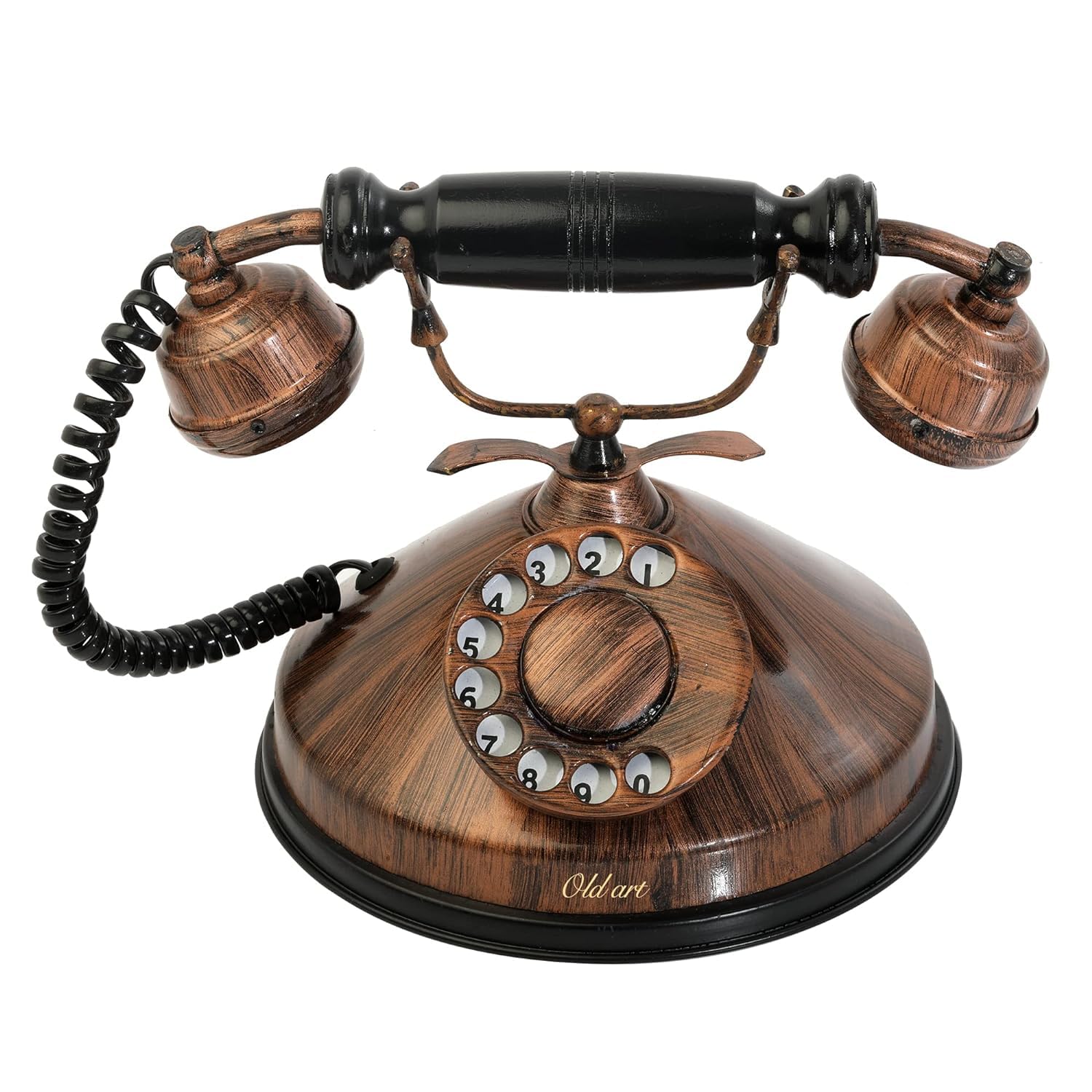 Decor Antique Copper Antique Finish Decorative showpiece Telephone (Non Working)-image-6