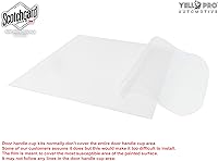 Vista 4 de Protector de pintura antiarañazos 3M Scotchgard de ajuste personalizado para manija de puerta, protector PPF autorreparable para Dodge RAM 1500