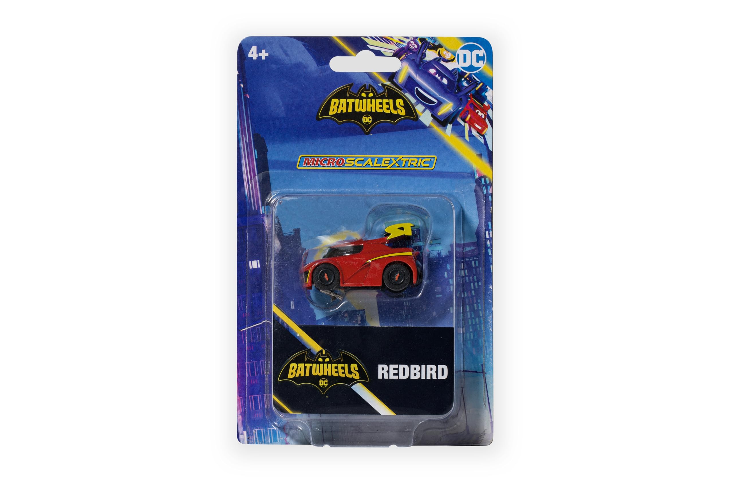 Scalextric My First Cars - G2225 Batwheels Redbird Solo Car - Toy Slot Car for use with Race Tracks and Set - Small Kids Gift Ideas for Boy/Girl Ages 4+, Mini Accessories, Red