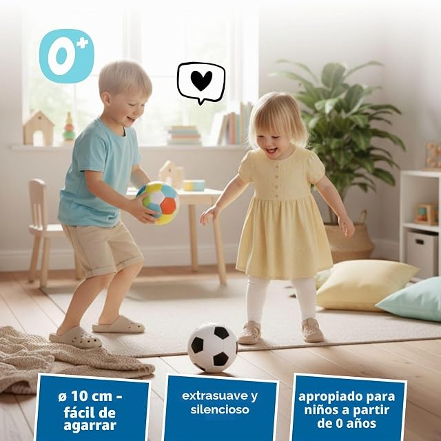 Foto 2 de 8 de alldoro Softball Ø 10 cm, balón Blando de Espuma, balón Infantil para Interior y Exterior