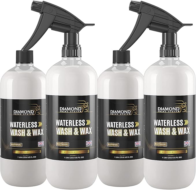 Diamond Shine System Waterless Wash and Wax Car Polish that Washes