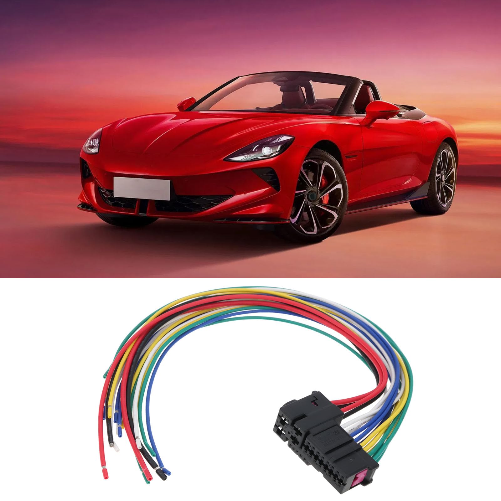 Kit de Réparation de Faisceau de Câbles de Portière Avant Gauche/Droite 8E0972702 Compatible avec Audi A3 (8P1) Sportback (8PA)