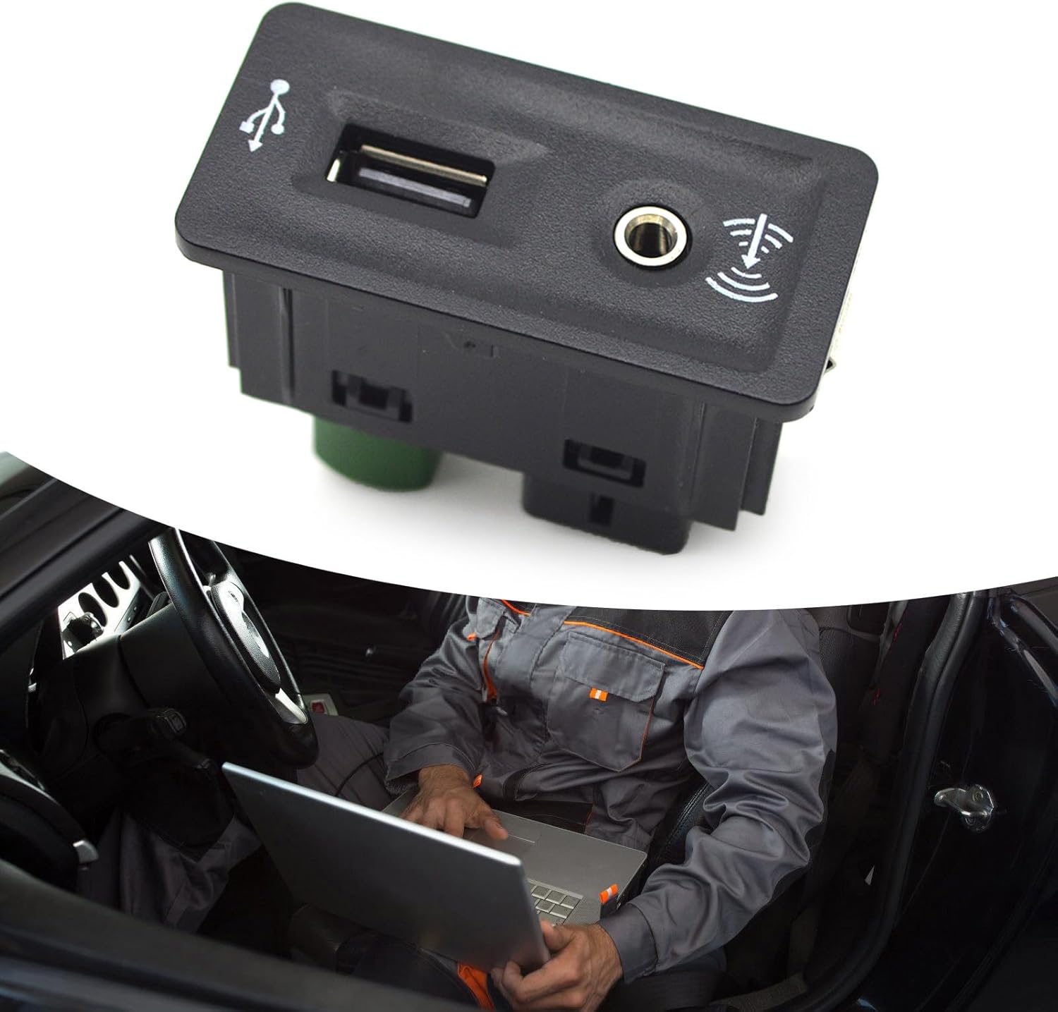 車両ミュージックデバイスシンプル1接続が簡単に使いやすいインターフェイスカー7ドライブアダプター用の簡単なインストール