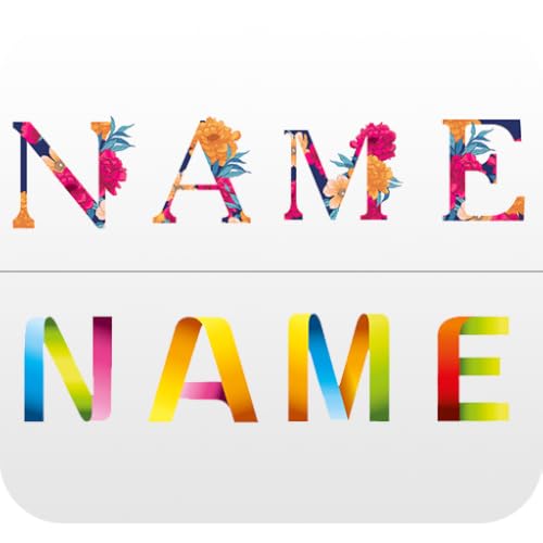 Write your name | with flowers-shapes photo writer