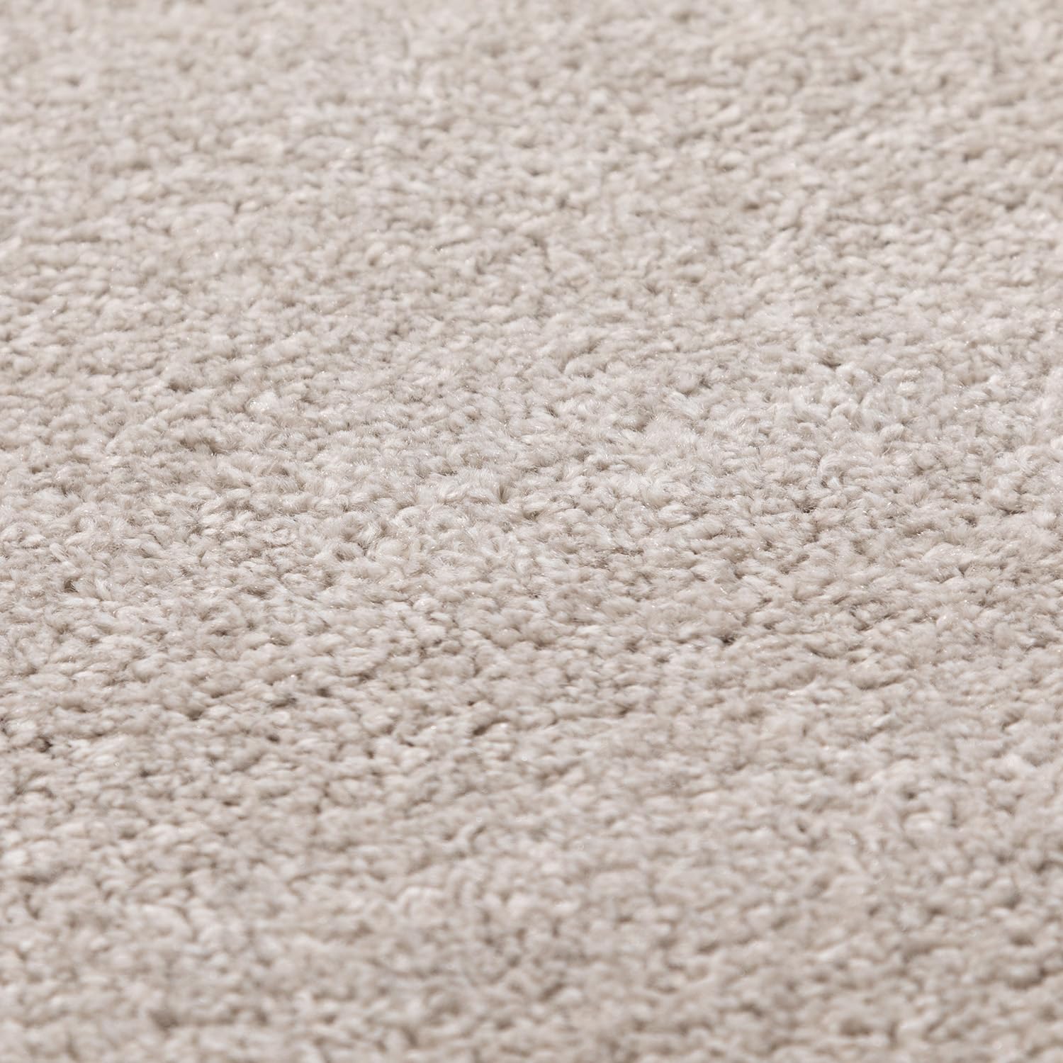 Carpettex Wohnzimmer Teppich Kurzflor Modern Einfarbig 200 x 290 cm Creme - Küchenteppich Waschbar Extra Weich Flauschig - Schlafzimmer Kinderzimmer Esszimmer Flur