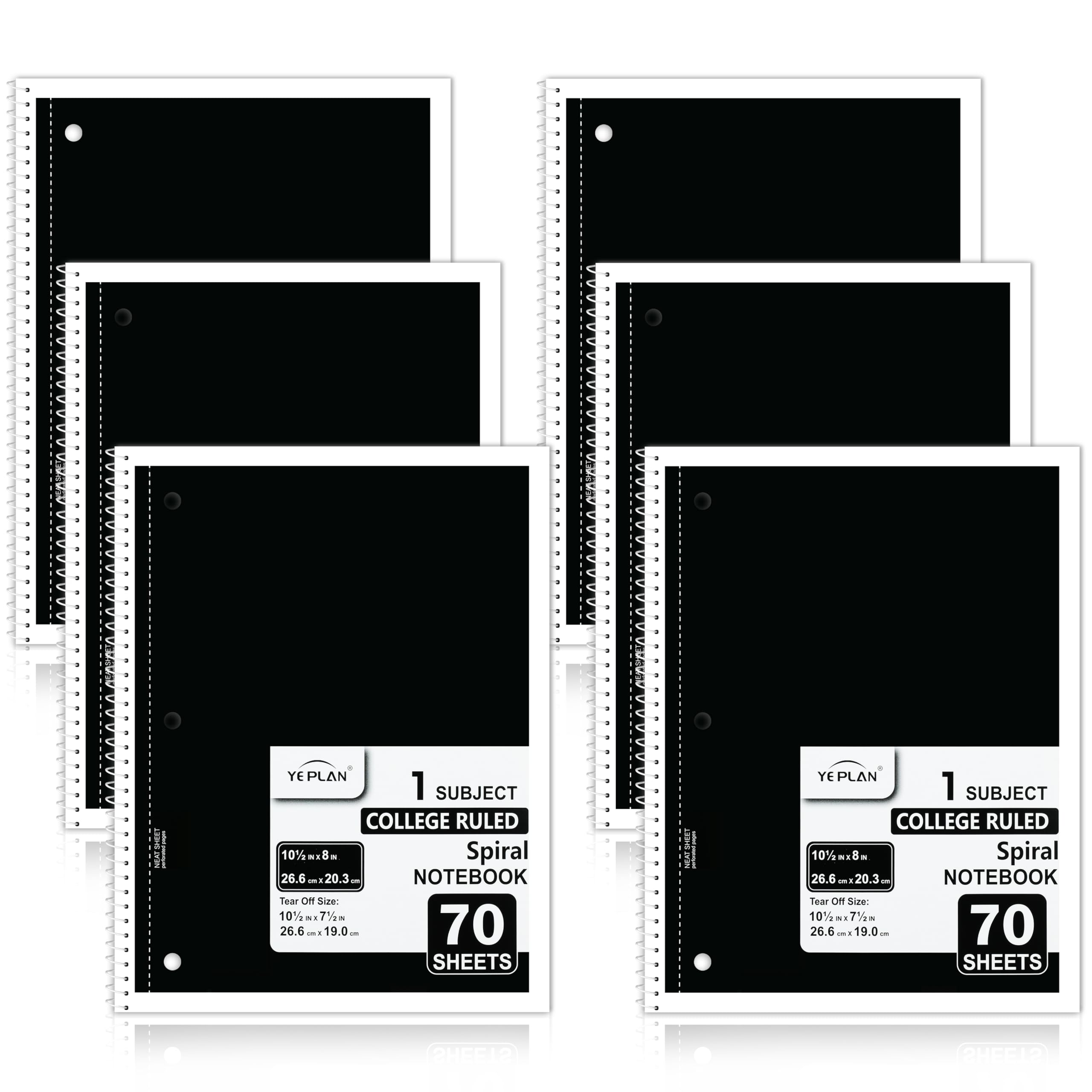 Cahier à spirale grand format Yeplan 70 feuilles lignées pour ne plus manquer de place - 8