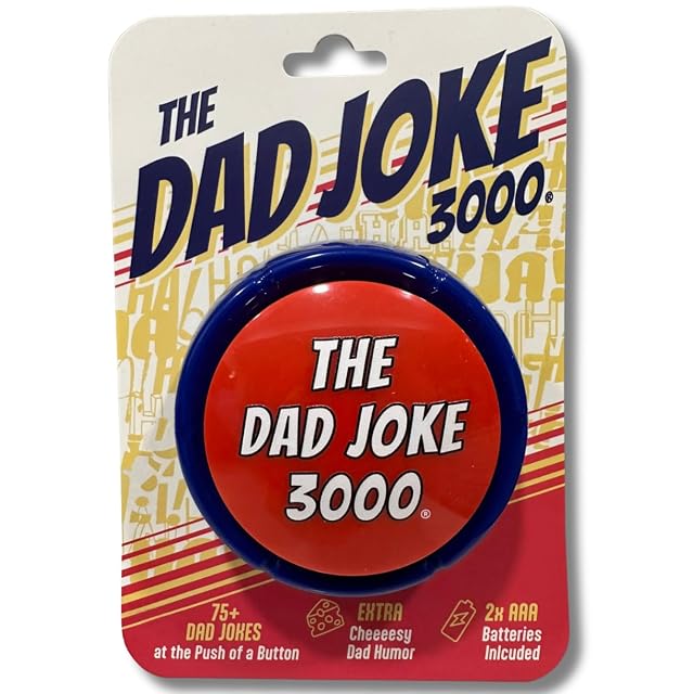 Gifts for Dad and Fathers - Features 75 Extra Funny Dad Jokes at The Push of a Button