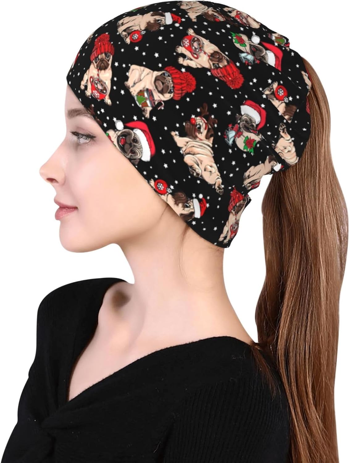 Beanie Chemo Hat Headwear Skull Caps Knitted Hat Unisex Multifunction Nightcap Skull Cap for Women Men - Image 6