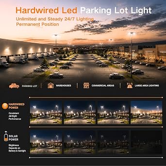 ledmo LED Parking Lot Light 200W, Commercial Outdoor Area Lighting | Dusk to Dawn Photocell, Super Bright 5000K 26000 LM Slipfitter Pole Mount for Farm Yard Driveway Gas Station