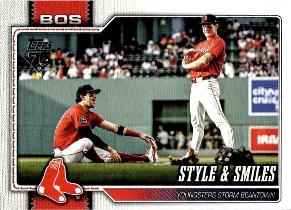 2026 Topps #260 Roman Anthony Checklist Boston Red Sox MLB Baseball Base Trading Card