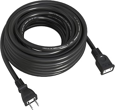 Extension Cord, 32.8 ft 10 m, 65.6 ft 20 m, Connectable Power Cable, Power Cord, Power Supply, Power Distribution Cord, Extension Power Supply, Power Extension, PSE 2 Cores, Double Coating, For