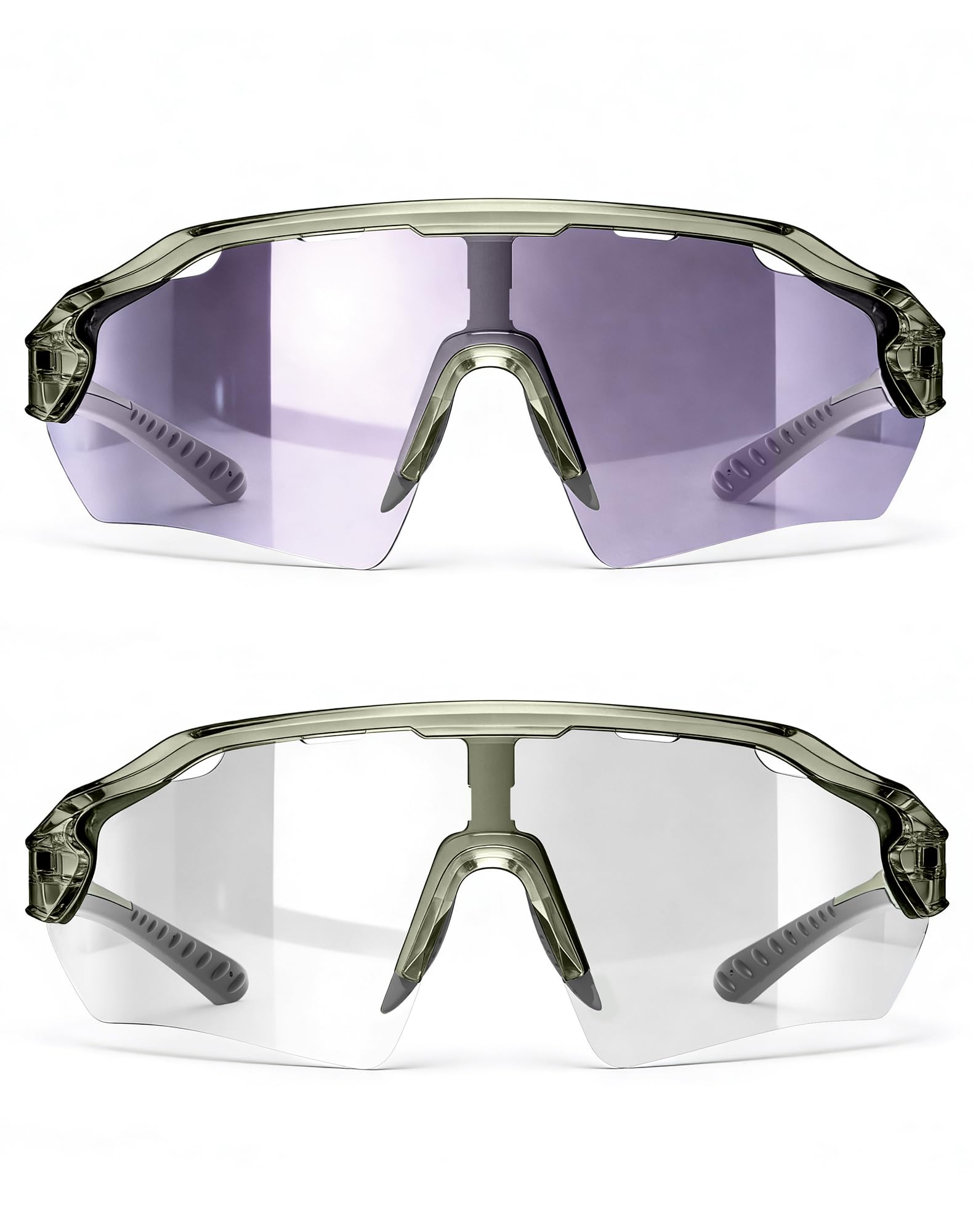 Innerking Fahrradbrille Herren & Damen Schnelle Brille Damen Polarisiert Sportbrille Fahrrad, UV400-Schutz Laufbrille Sport Sonnenbrille für Fahrrad/Laufen/Radfahren