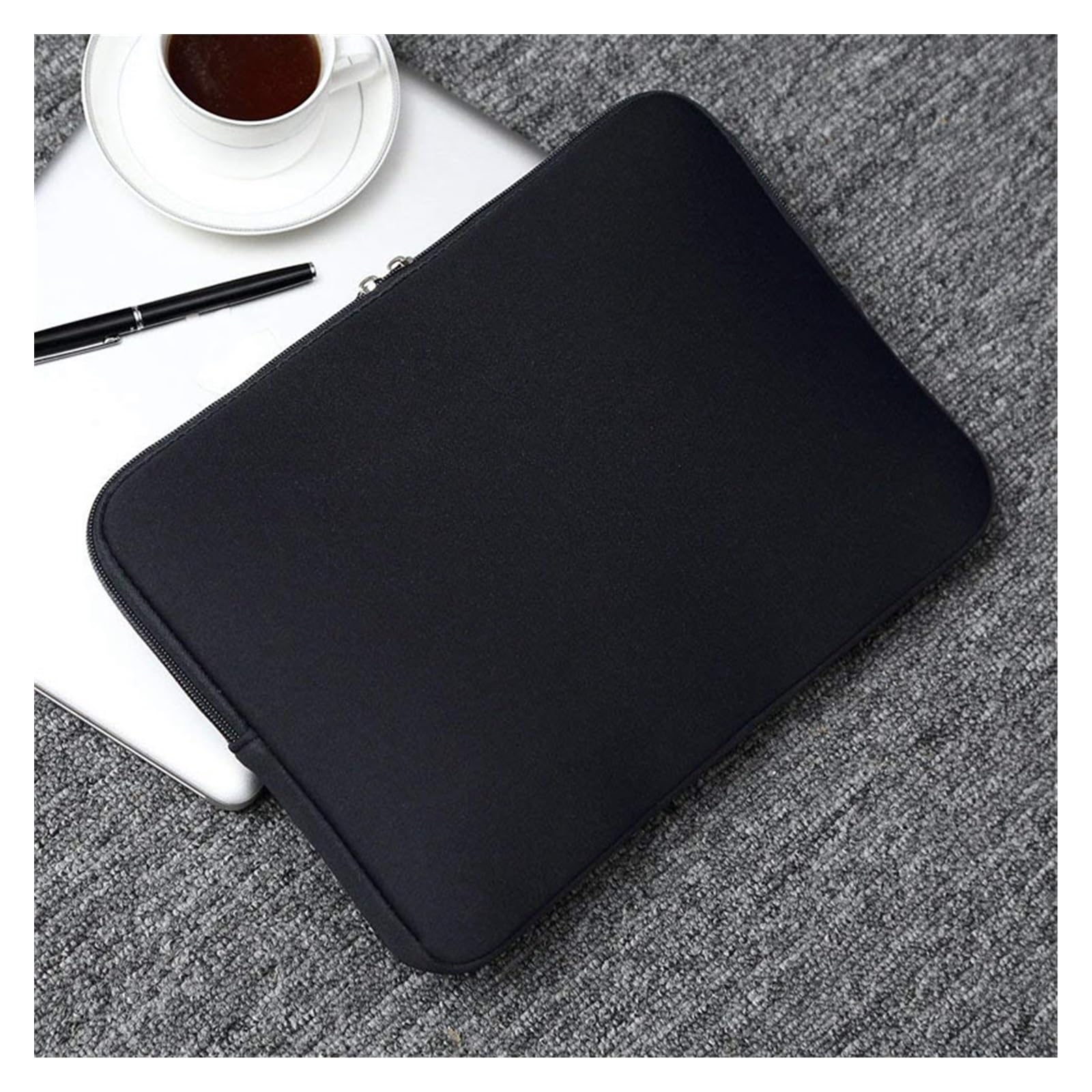 HP Custodia con Apertura In Alto Value per Notebook Fino a 15.6, Grigio/Interno Azzurro