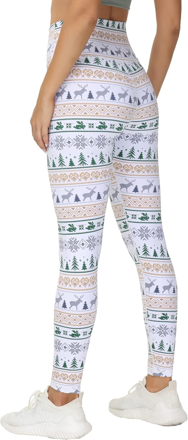 THE GYM PEOPLE Womens' V Cross Waist Yoga Leggings with High Waisted Tummy Control - Image 2