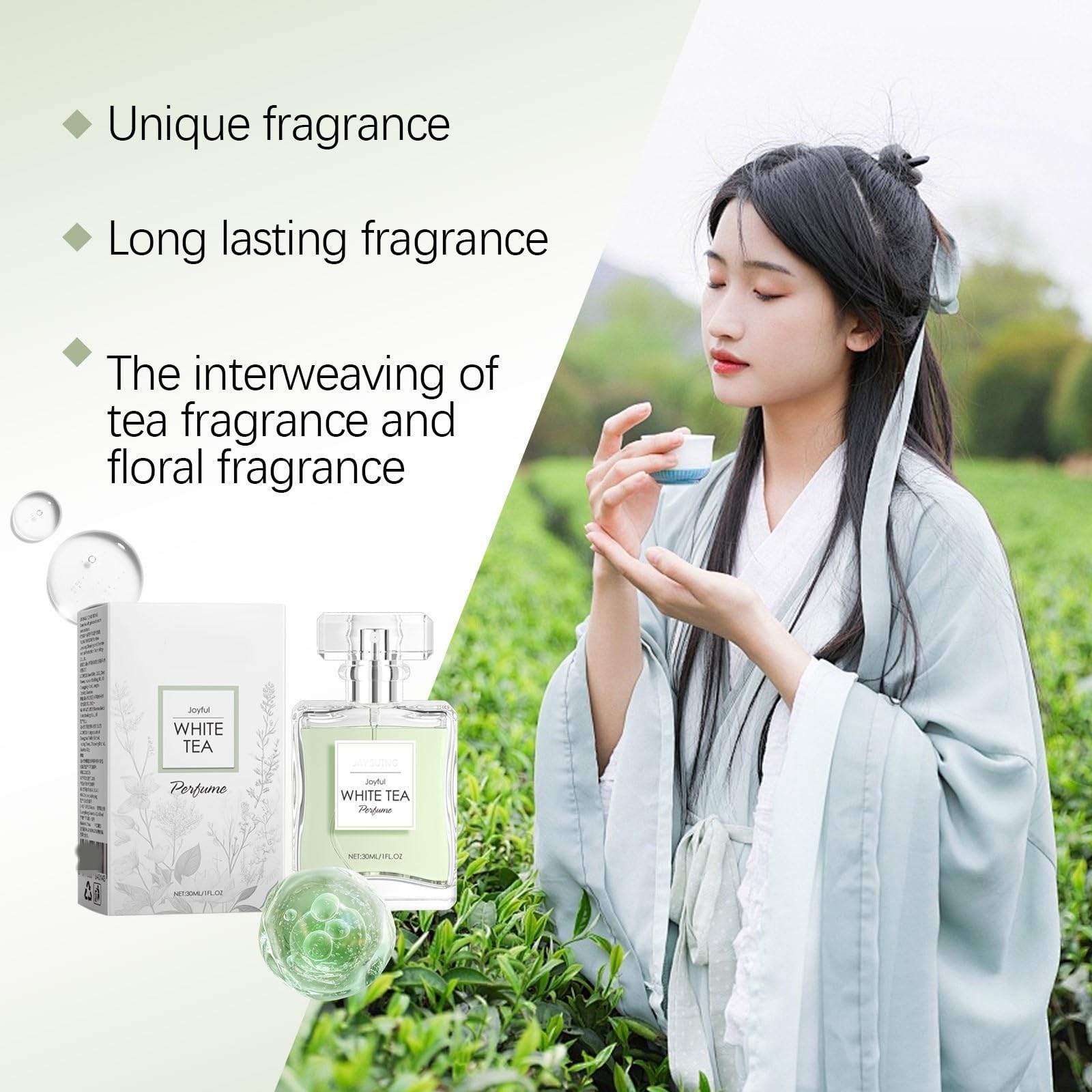 Amazon | 30mL ホワイトティー 香水 メンズ レディース パルファム