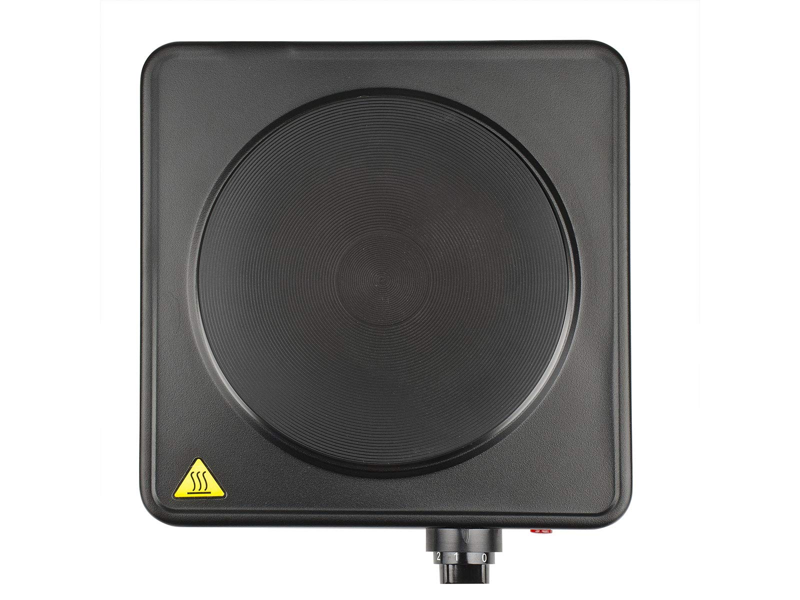 Girmi PE26 Piastra Elettrica in Ghisa, 1500 W, Singola, 5 livelli di regolazione temperatura, Diametro 18.5 cm, Nera - 4