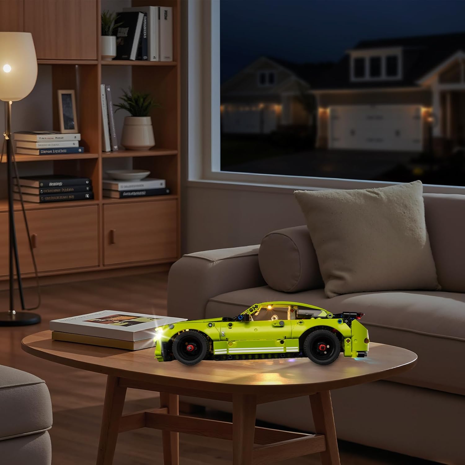 Nitemode Light Kit Compatible with Lego Technic Ford Mustang Shelby GT500 42138 Car, Upgraded Lighting Accessories for Display (Lights Only, Model Set Not Included)