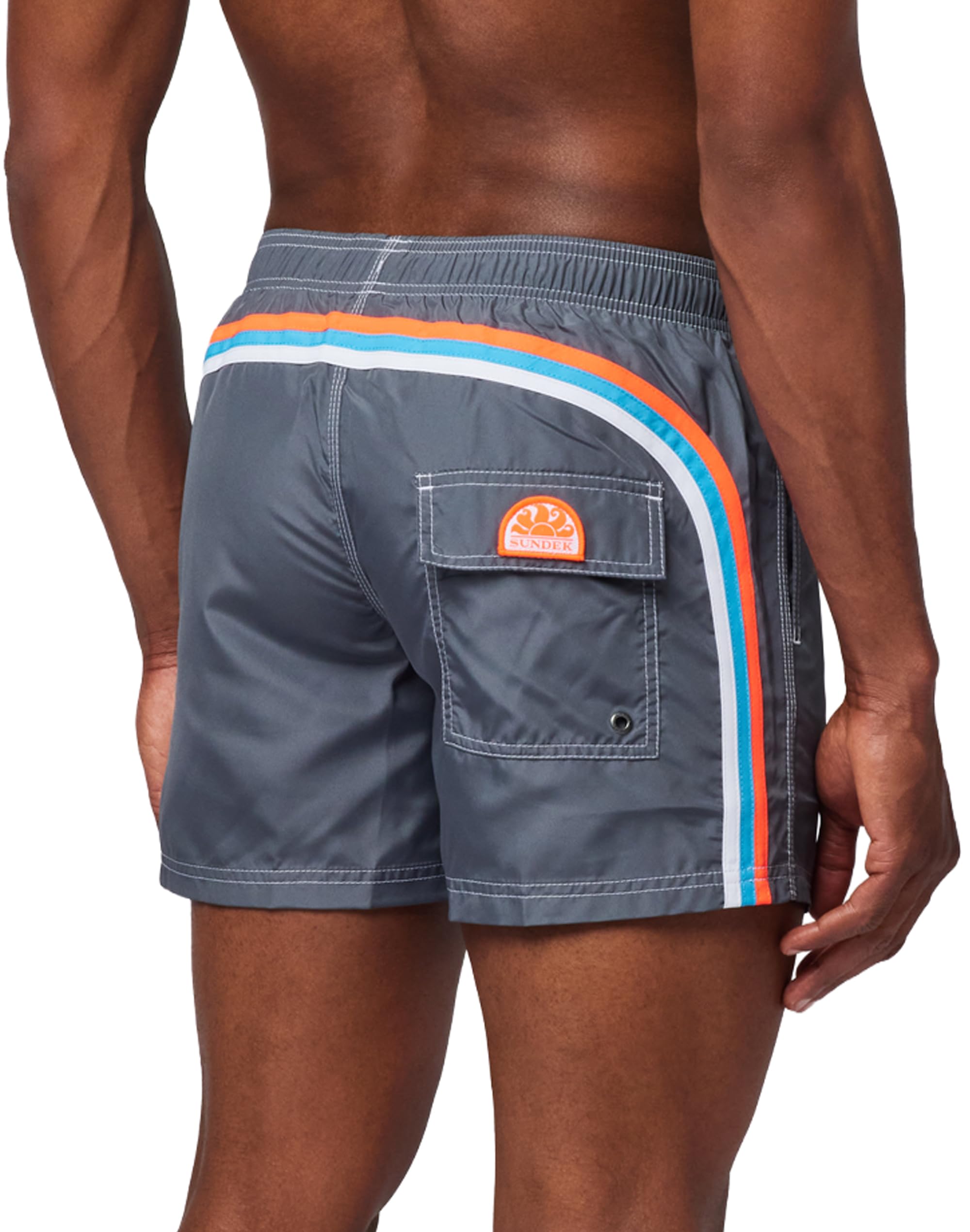 SUNDEK Herren Boardshorts mit elastischer Taille, 35,6 cm, Länge 12,7 cm Innennaht, leichter Stoff