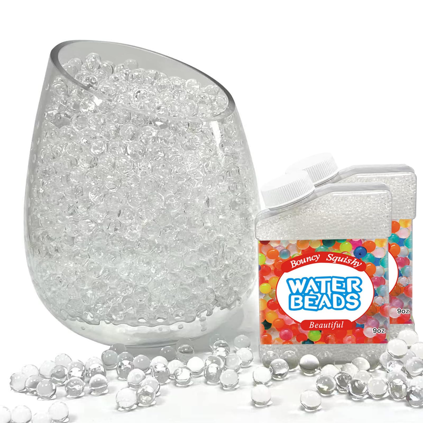 100,000 PCS Clear Water Beads for Vases, Planting, Floral Decoration