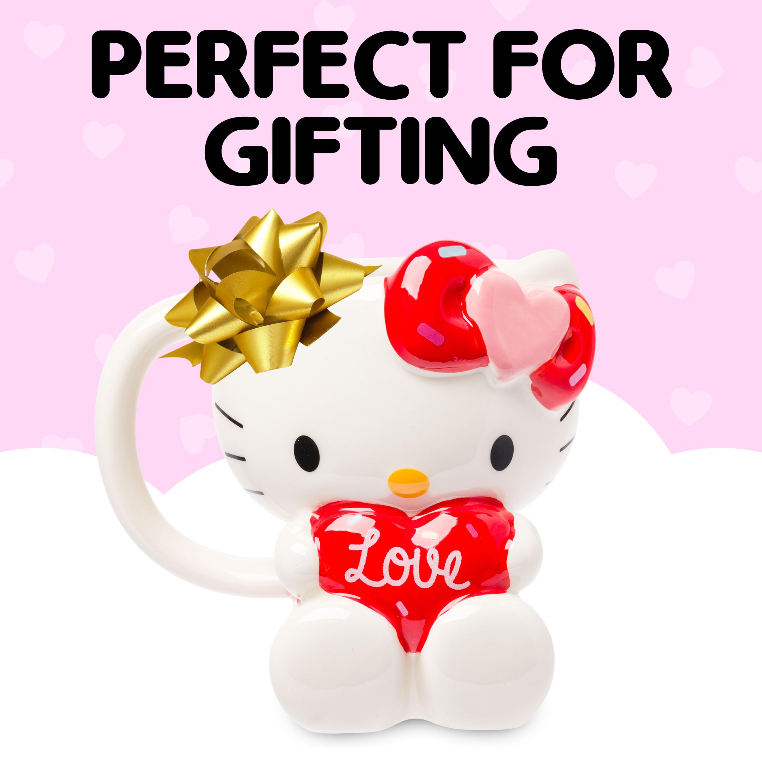Hello Kitty 25周年記念 ピンバッジセット Amazon.com | Silver Buffalo Sanrio Hello Kitty Holding Love Heart