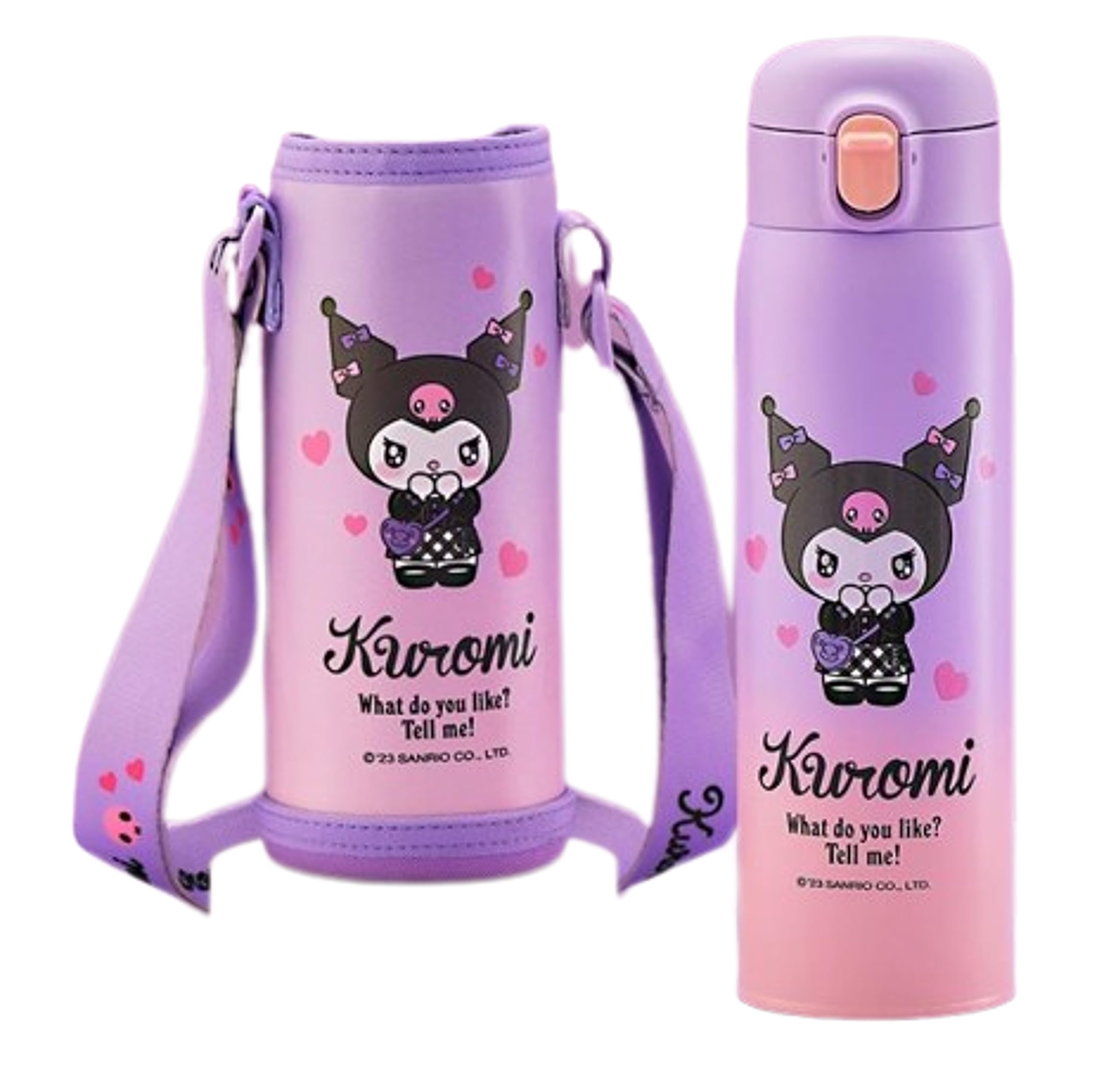 Amazon.com: Kuromi Stainless Steel Insulated Water Bottle with Bag