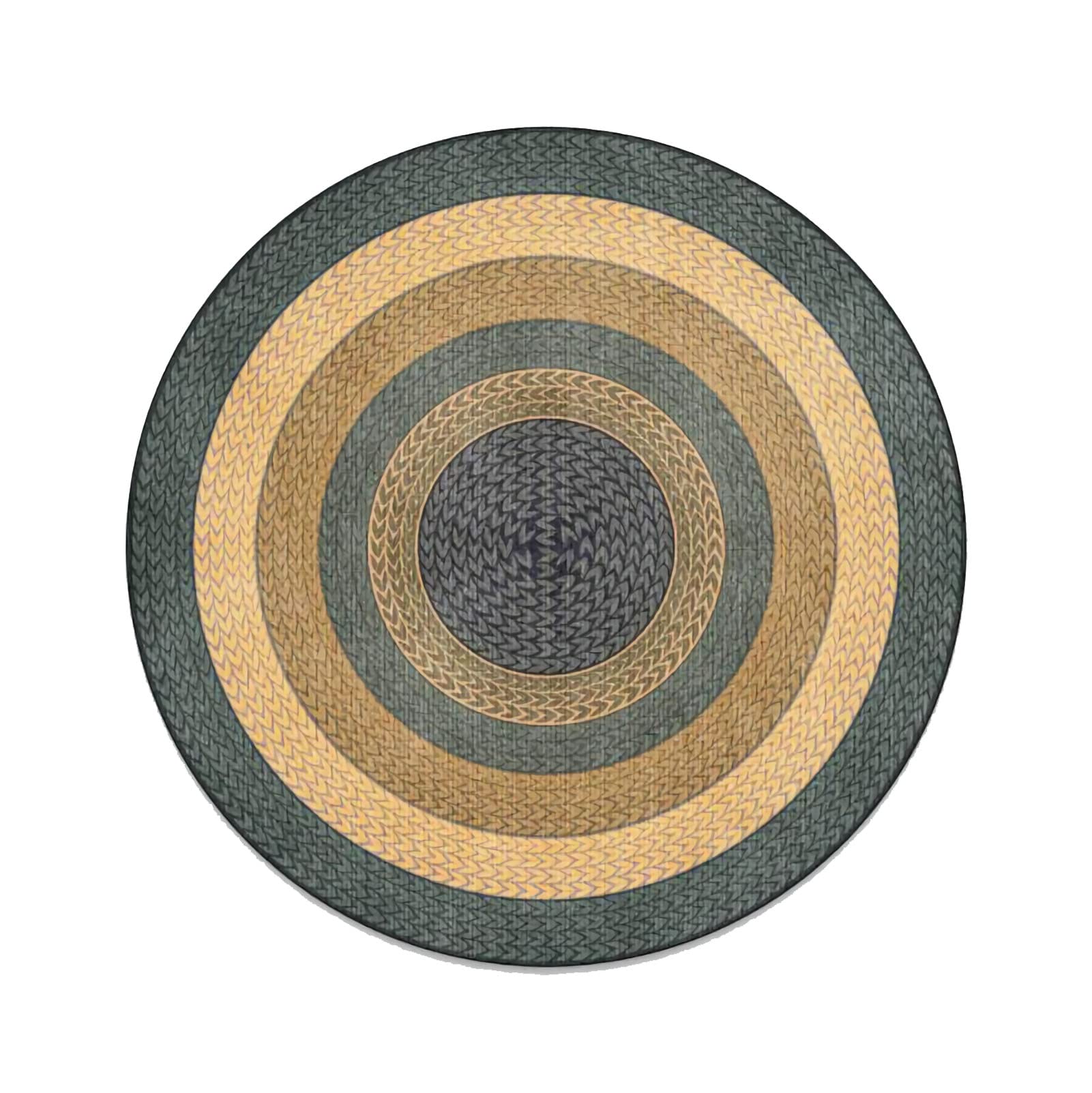 Tapis en corde tressée moderne pour décoration maison et cuisine