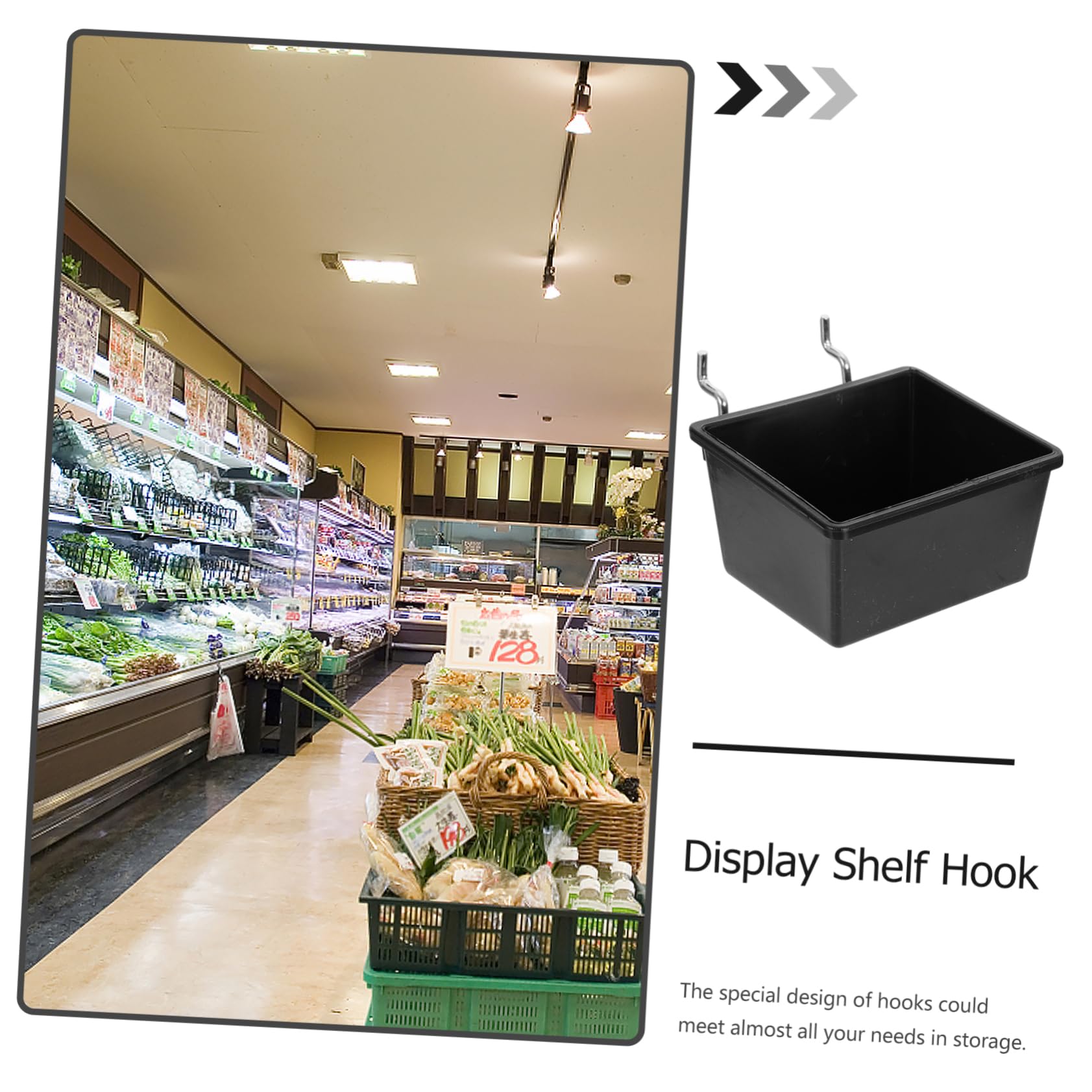 FUNOMOCYA Heavy Duty Garment Rack Display Rack Hanging Hook Latch Hook Tool Heavy Duty Clothes Hanger Rack Display Rack Hook Power Tool Holder Power Tools Black Stainless Steel