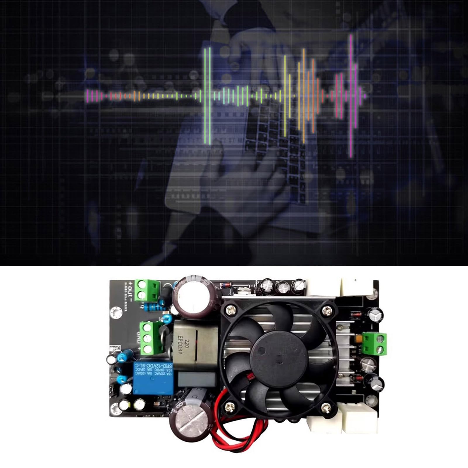 Modulo amplificatore digitale ad alta efficienza IRS2092, 1000 W, scheda di ricambio subwoofer, scheda amplificatore
