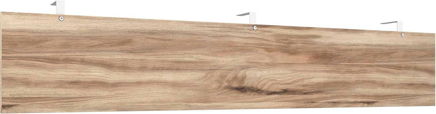 Sauder Bergen Circle Engineered Wood & Metal Modesty Panel in Kiln Acacia Brown